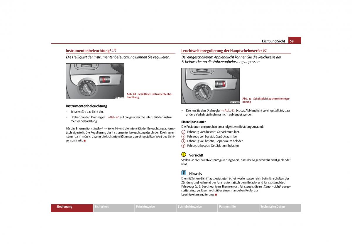 Skoda Yeti Handbuch / page 60