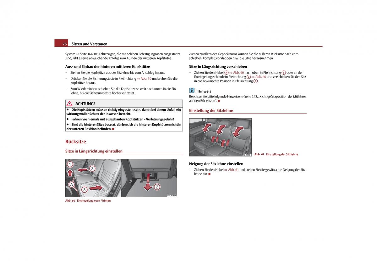 Skoda Yeti Handbuch / page 77