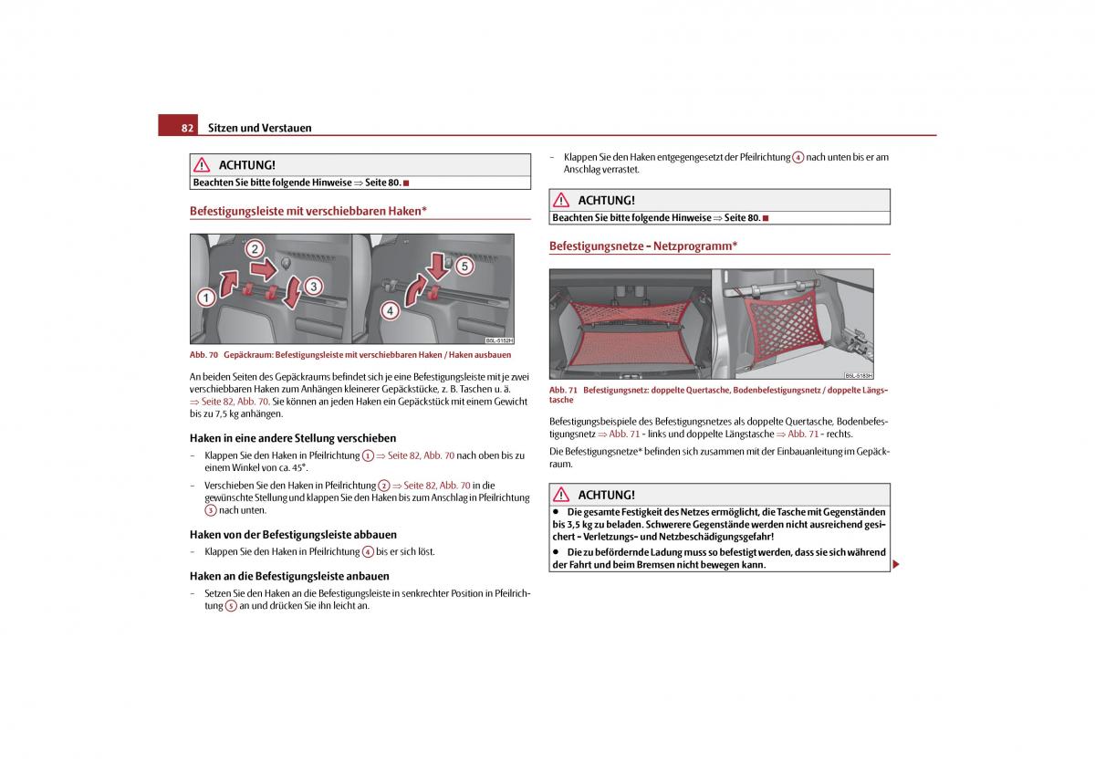 Skoda Yeti Handbuch / page 83