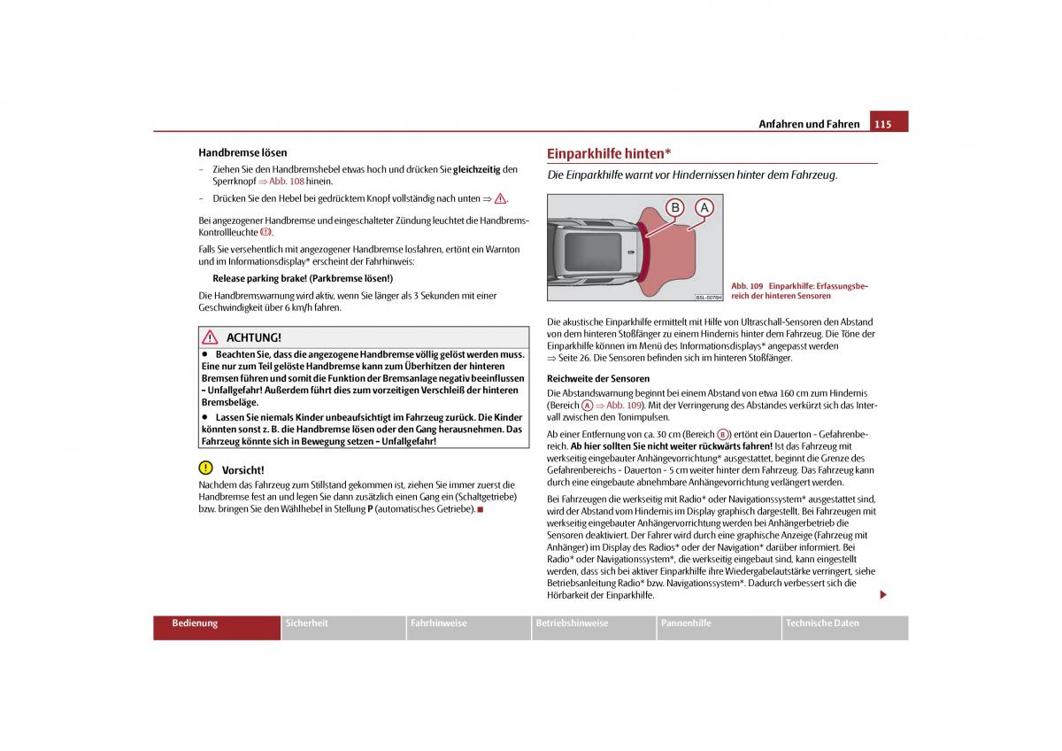 Skoda Yeti Handbuch / page 116