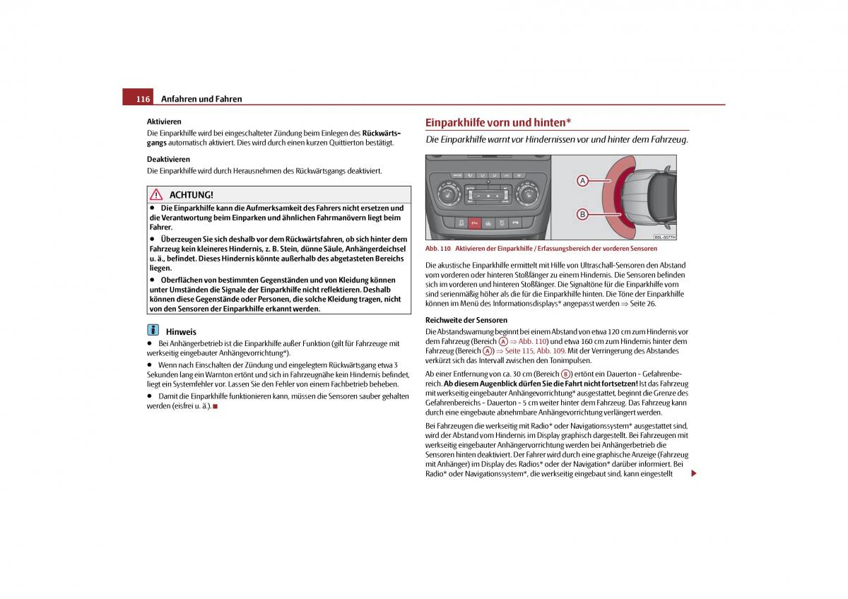 Skoda Yeti Handbuch / page 117