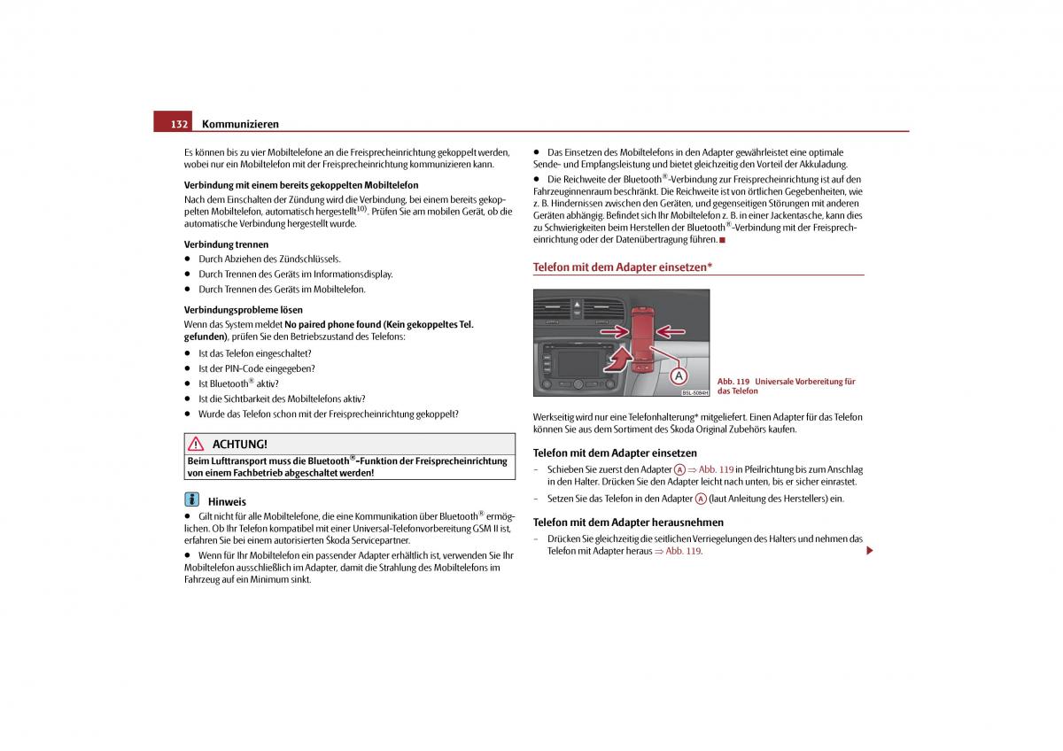 Skoda Yeti Handbuch / page 133