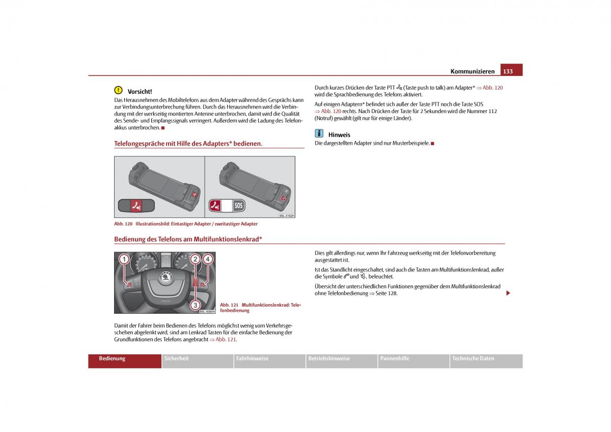 Skoda Yeti Handbuch / page 134