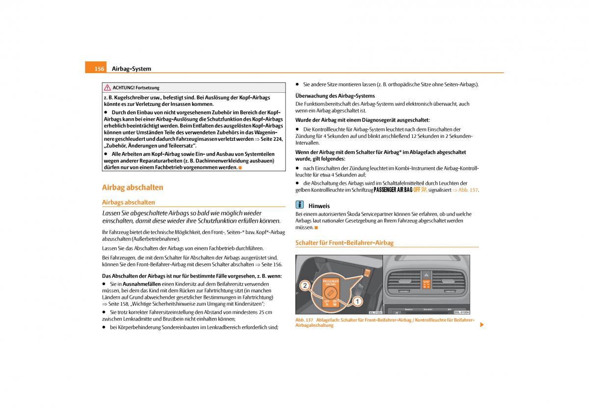 Skoda Yeti Handbuch / page 157