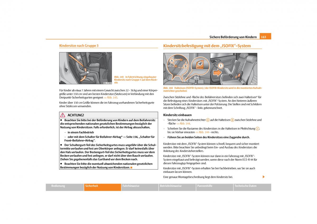 Skoda Yeti Handbuch / page 164