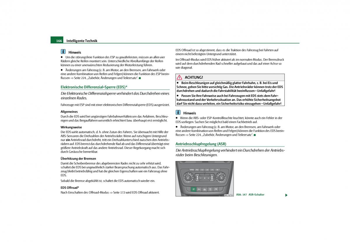 Skoda Yeti Handbuch / page 167