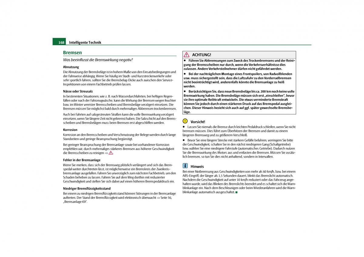 Skoda Yeti Handbuch / page 169