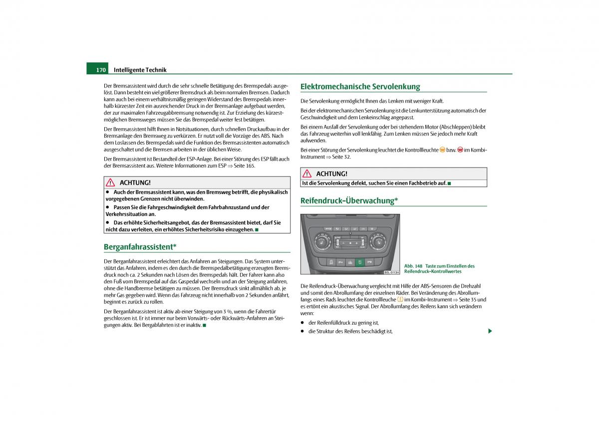 Skoda Yeti Handbuch / page 171