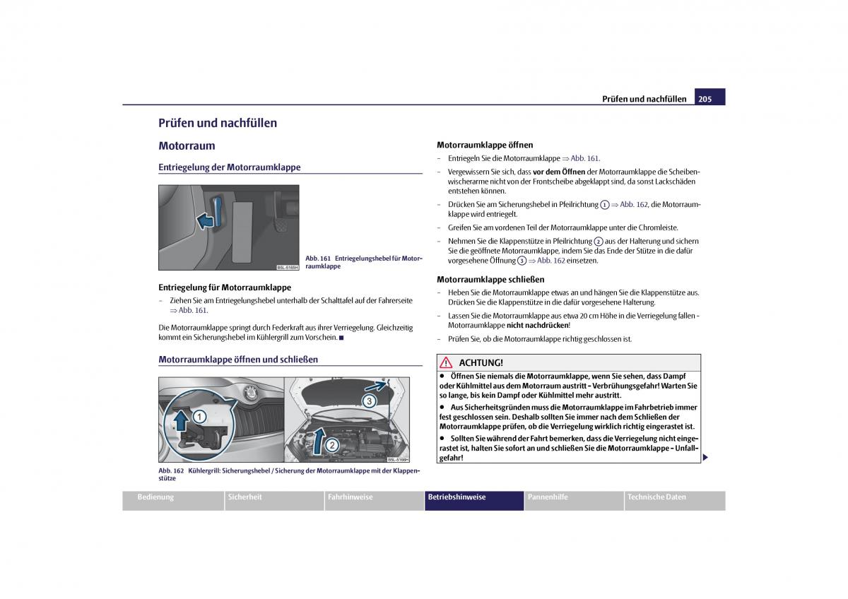 Skoda Yeti Handbuch / page 206