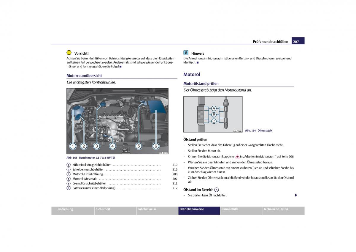 Skoda Yeti Handbuch / page 208