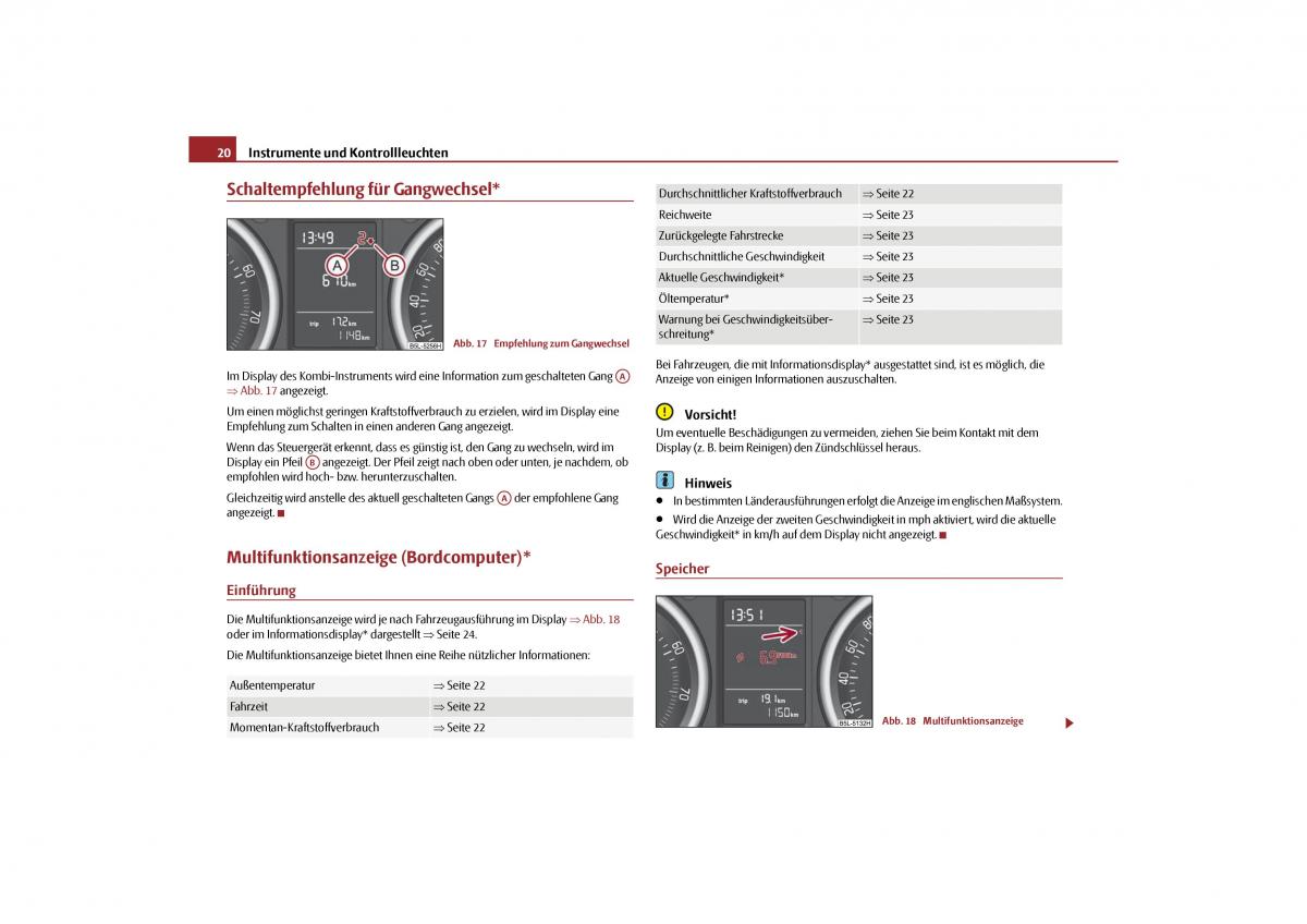 Skoda Yeti Handbuch / page 21