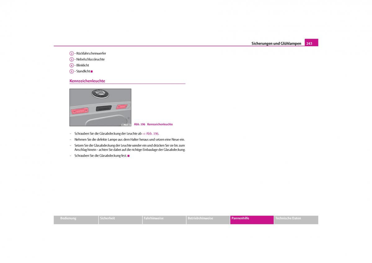 Skoda Yeti Handbuch / page 244