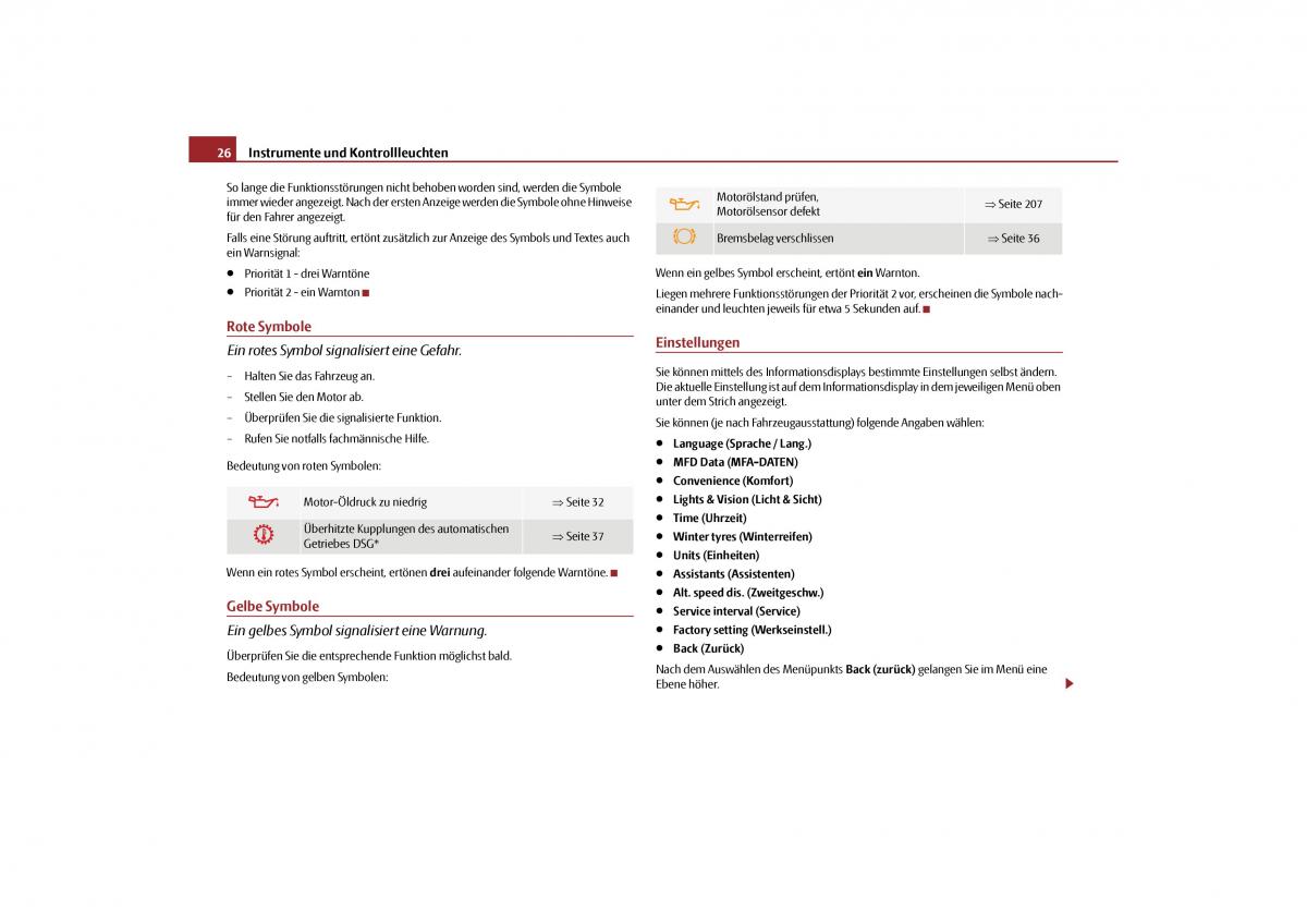 Skoda Yeti Handbuch / page 27