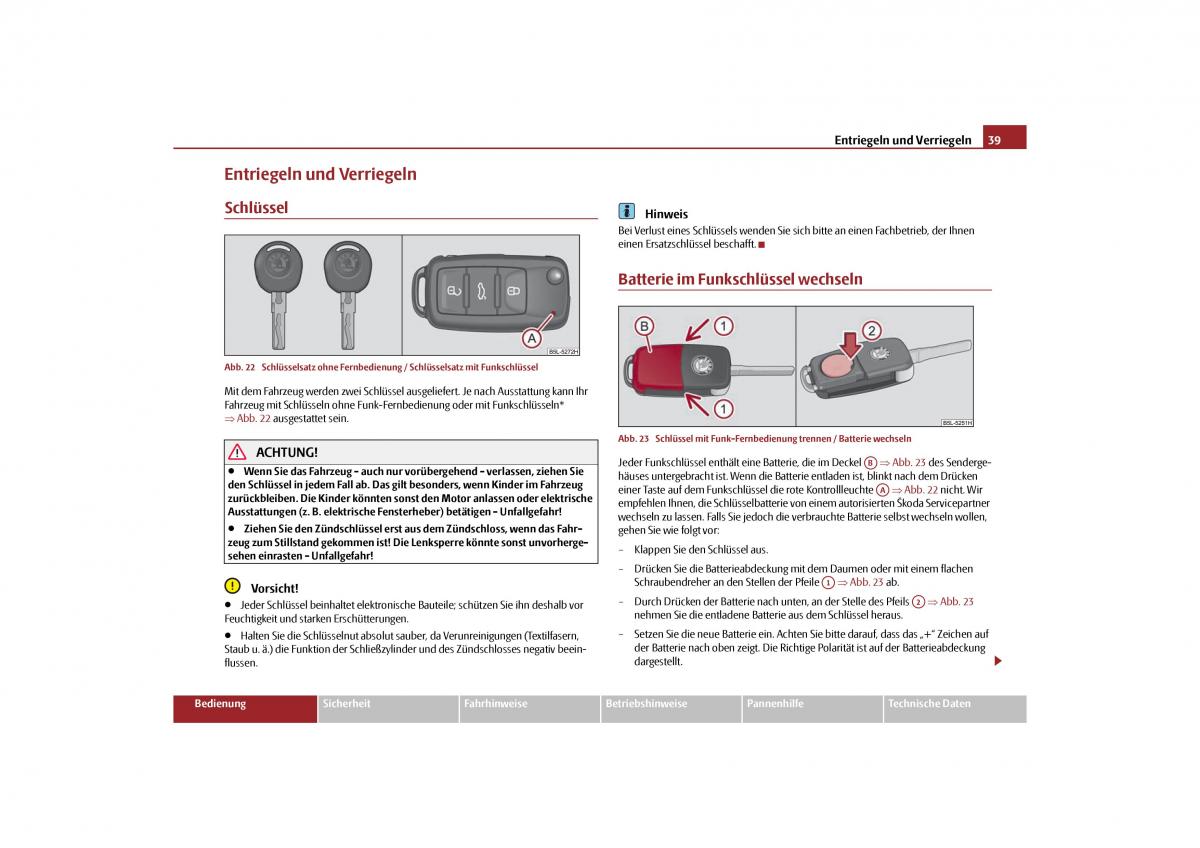 Skoda Yeti Handbuch / page 40