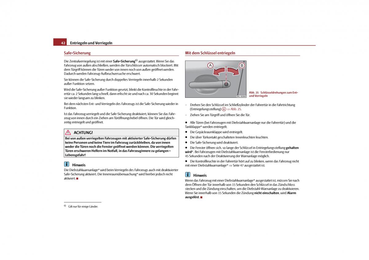 Skoda Yeti Handbuch / page 43