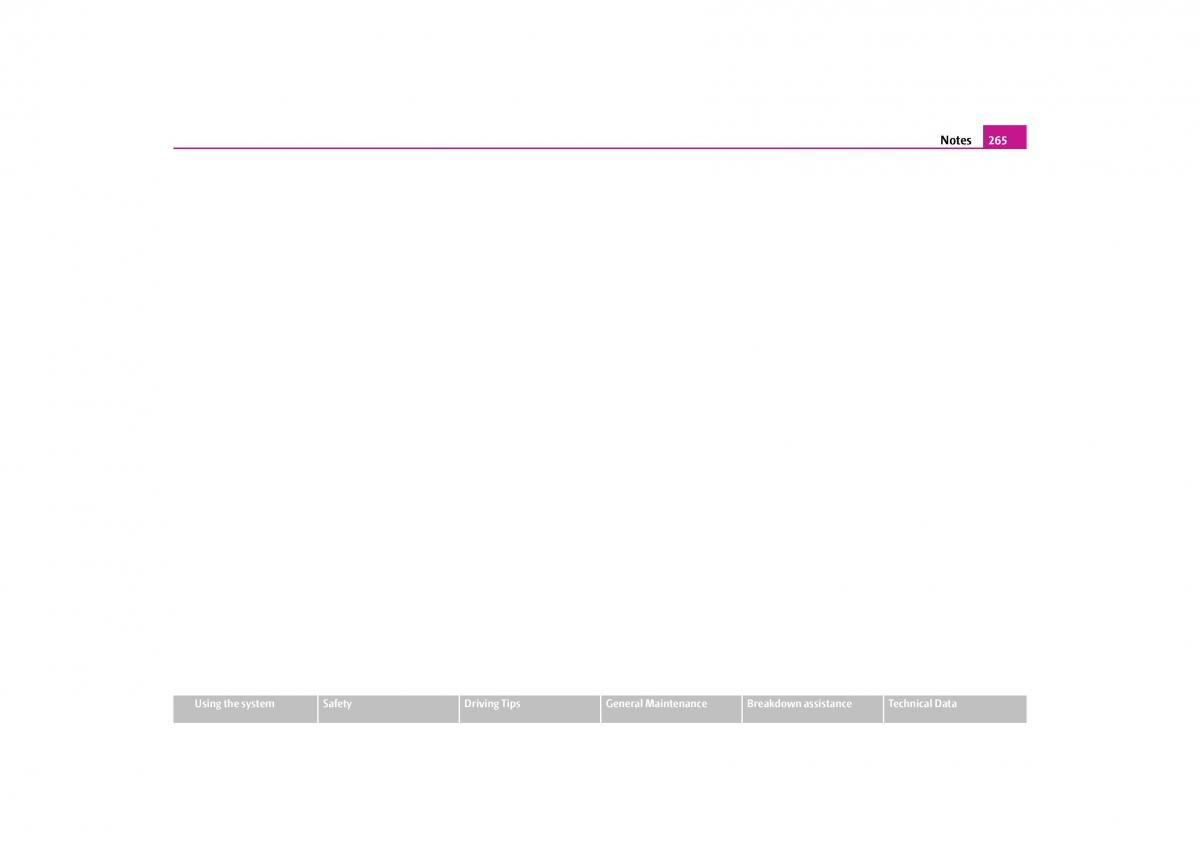 Skoda Yeti owners manual / page 266