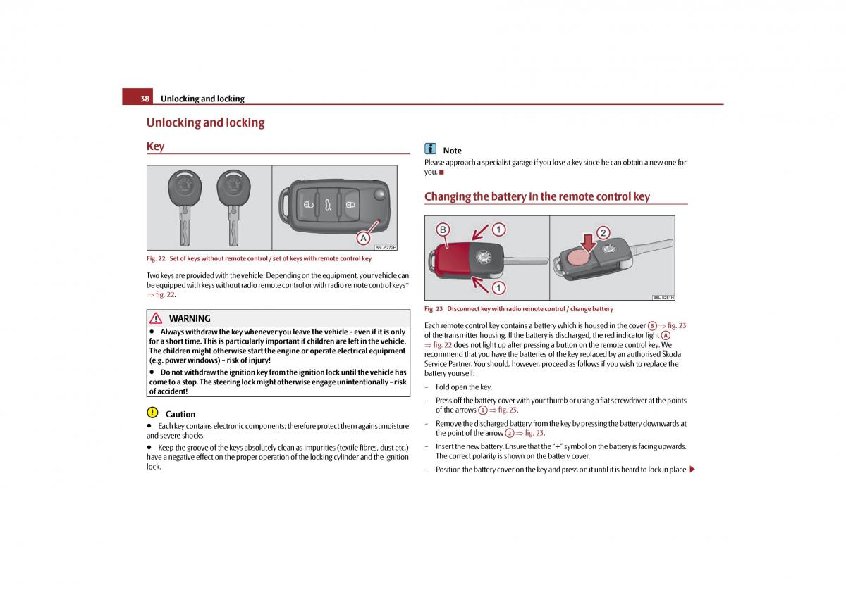 Skoda Yeti owners manual / page 39