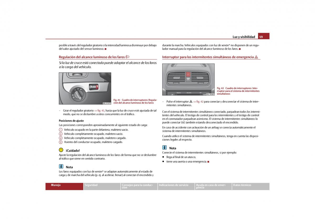 Skoda Yeti manual del propietario / page 60