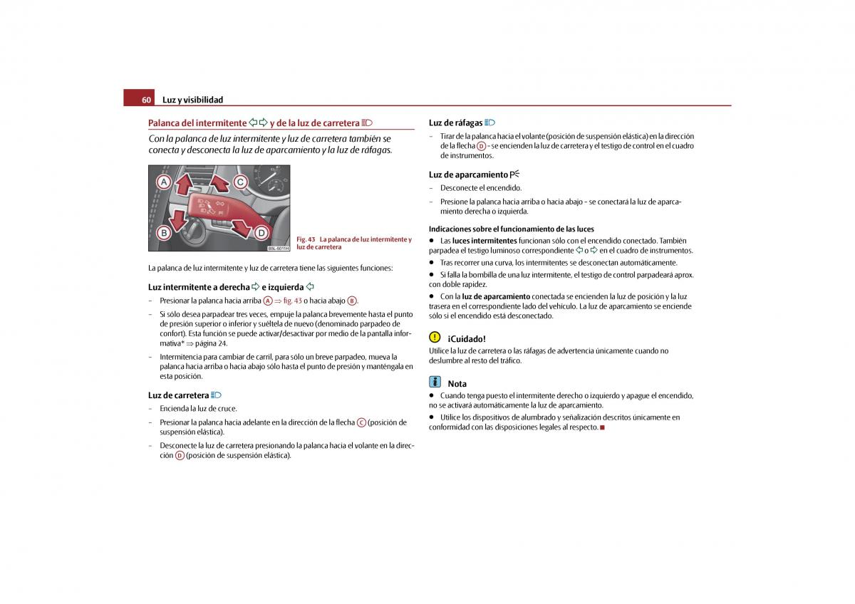 Skoda Yeti manual del propietario / page 61