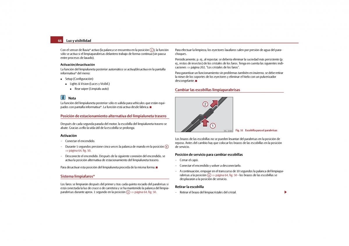 Skoda Yeti manual del propietario / page 67