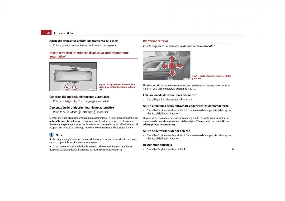 Skoda Yeti manual del propietario / page 69