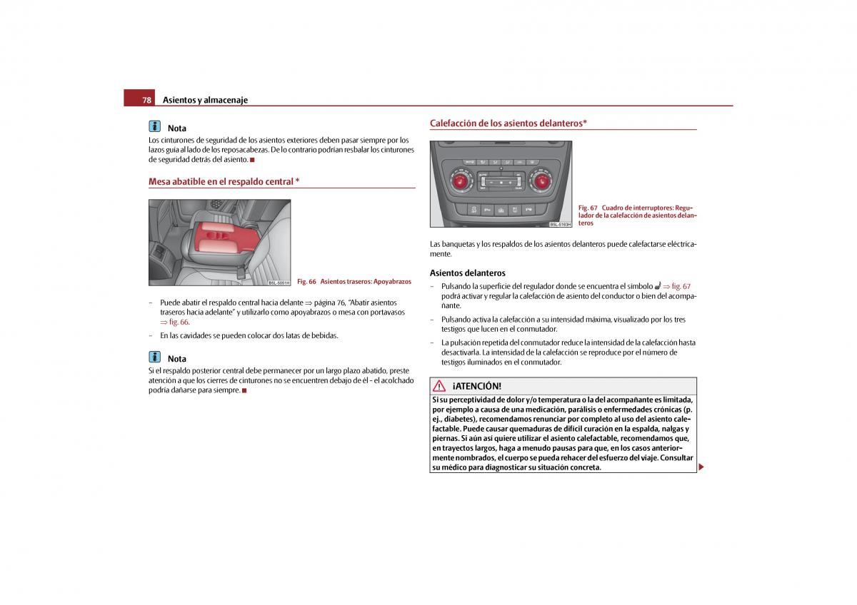 Skoda Yeti manual del propietario / page 79