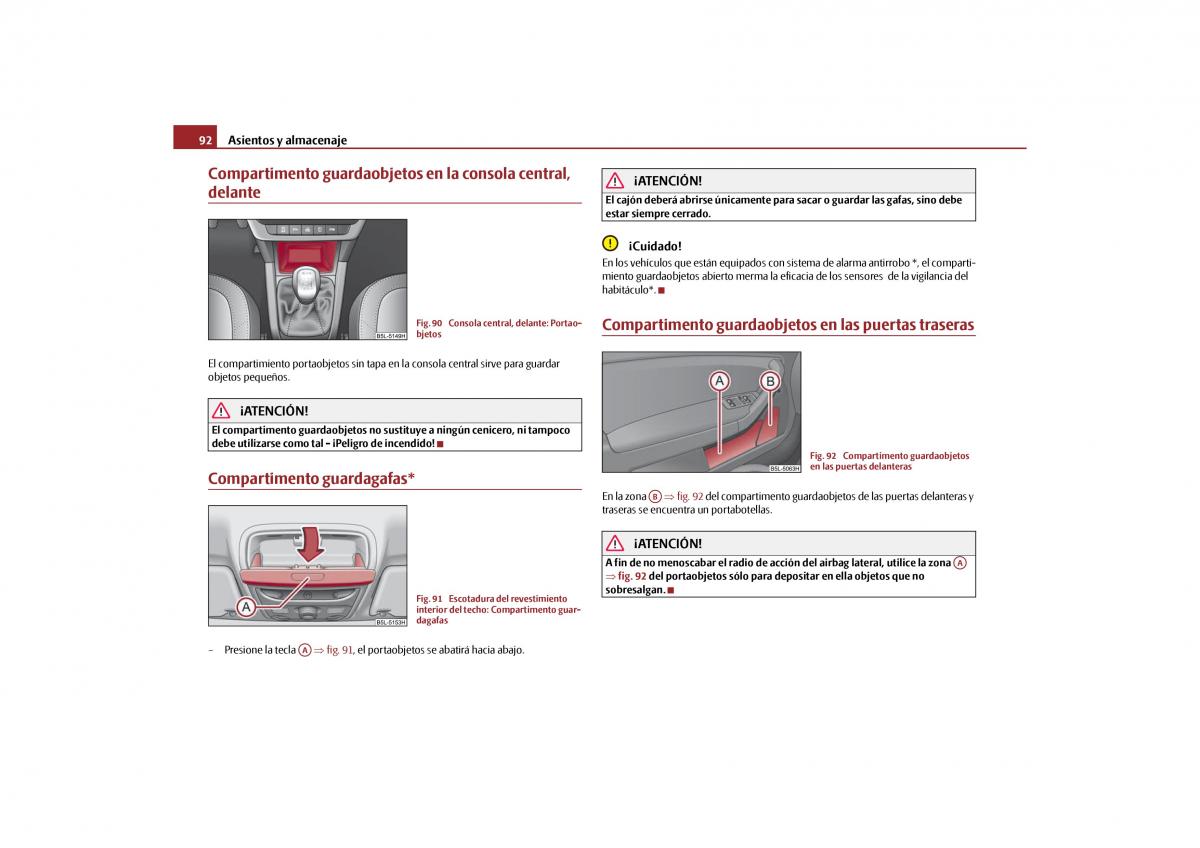 Skoda Yeti manual del propietario / page 93