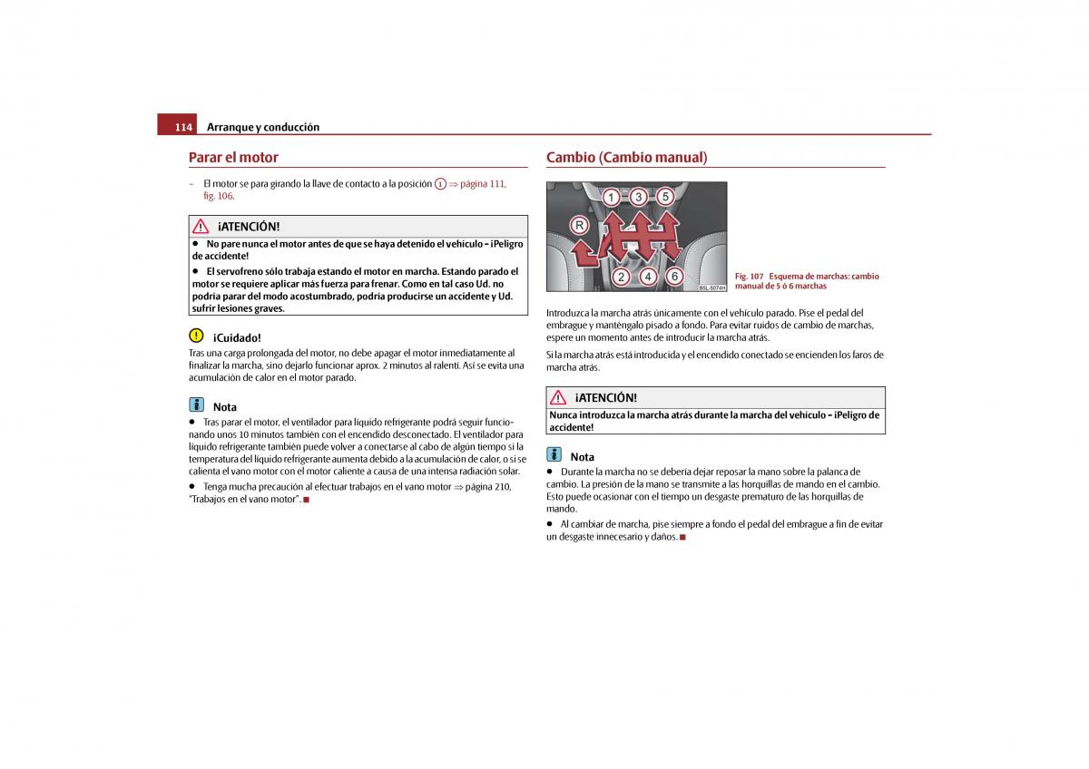 Skoda Yeti manual del propietario / page 115