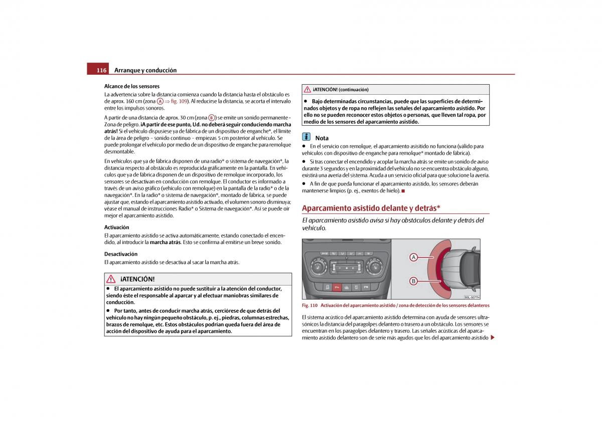 Skoda Yeti manual del propietario / page 117