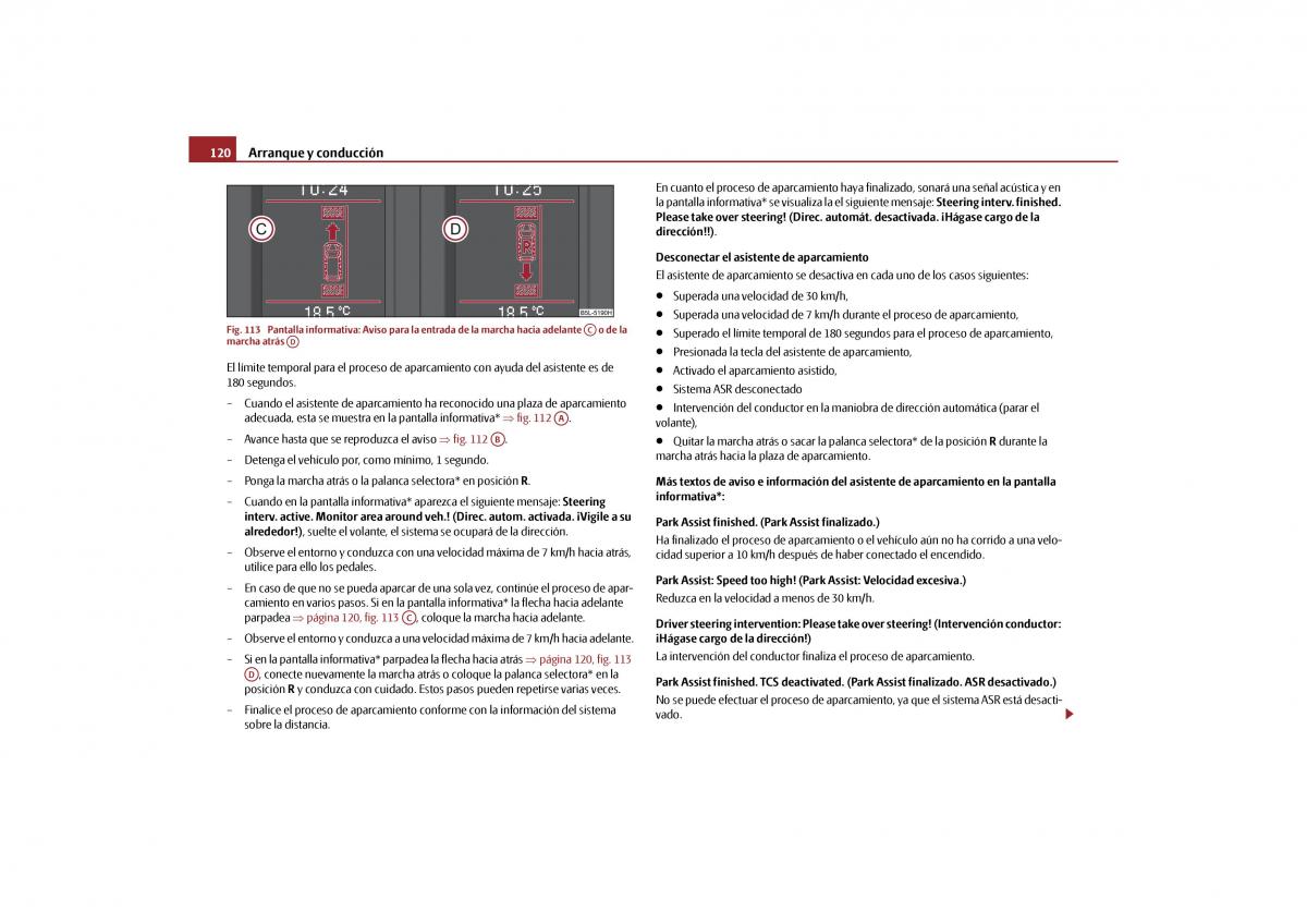 Skoda Yeti manual del propietario / page 121