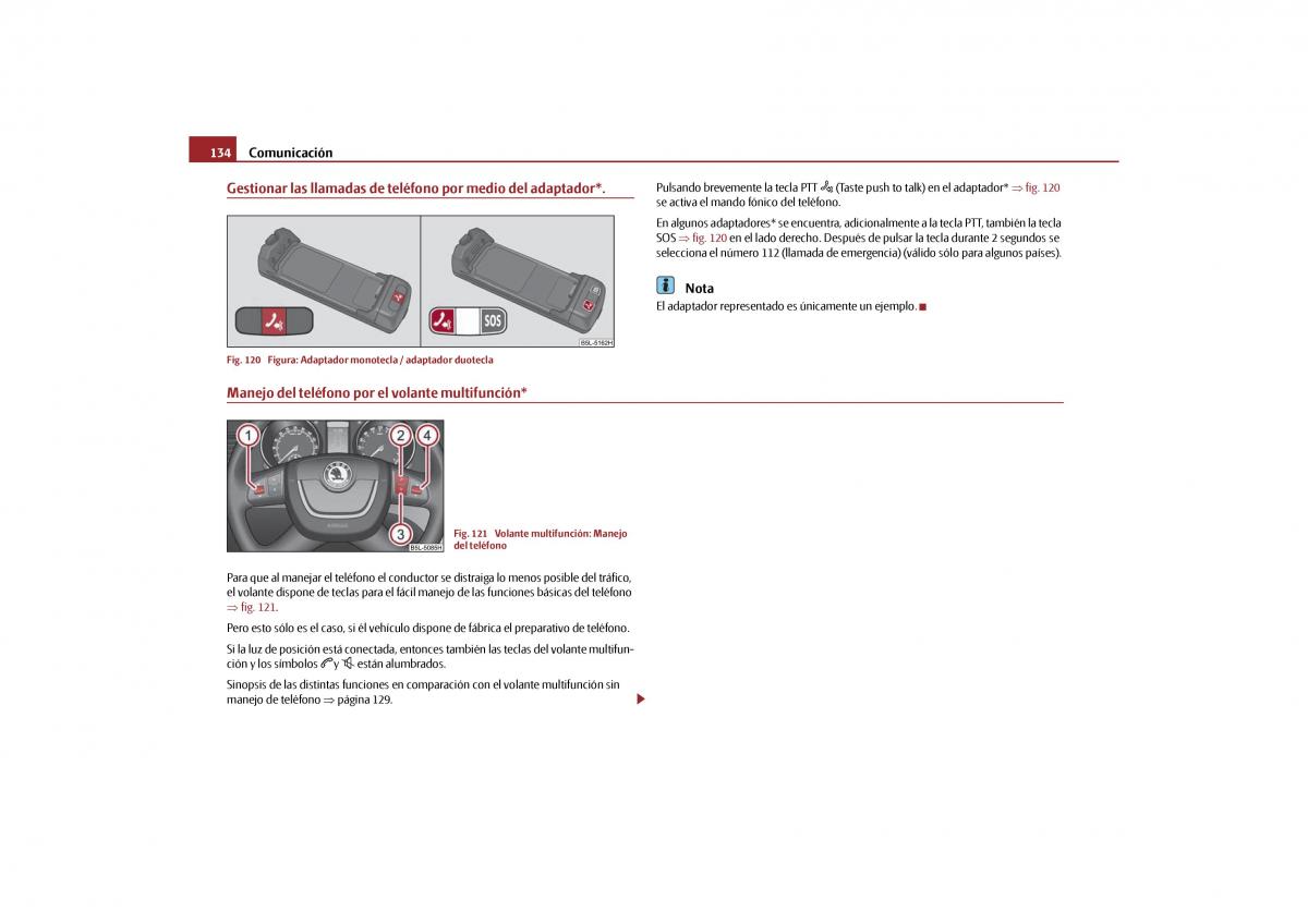 Skoda Yeti manual del propietario / page 135