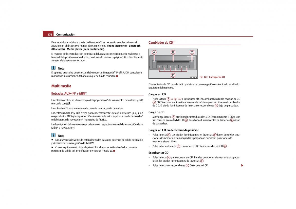 Skoda Yeti manual del propietario / page 139