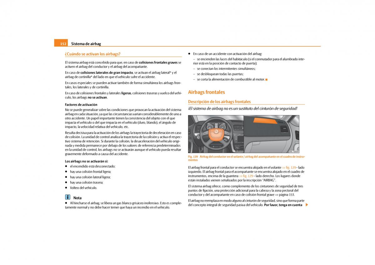 Skoda Yeti manual del propietario / page 153