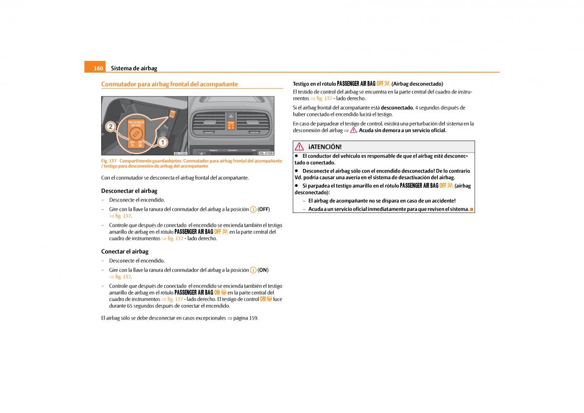 Skoda Yeti manual del propietario / page 161