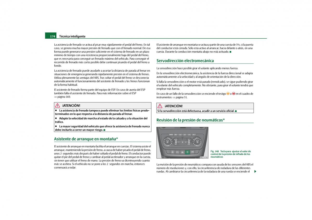 Skoda Yeti manual del propietario / page 175