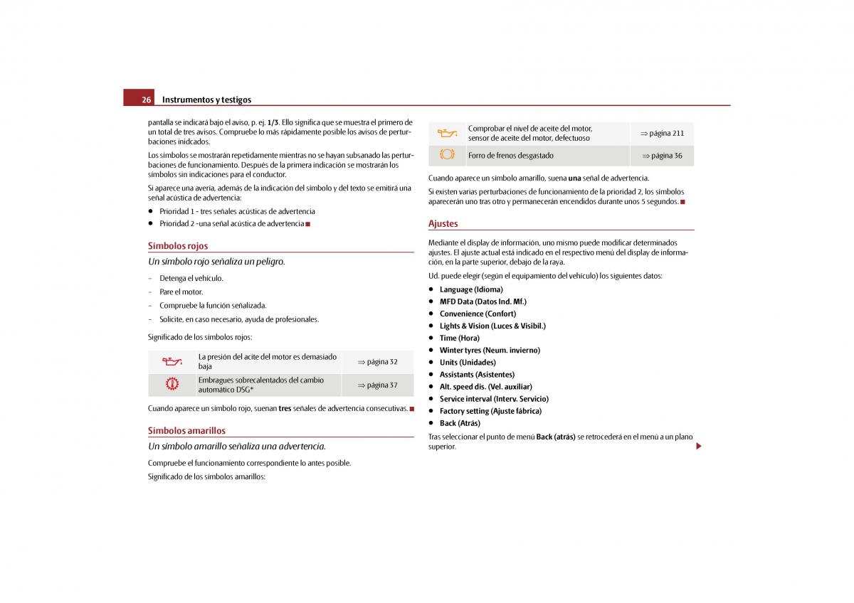 Skoda Yeti manual del propietario / page 27