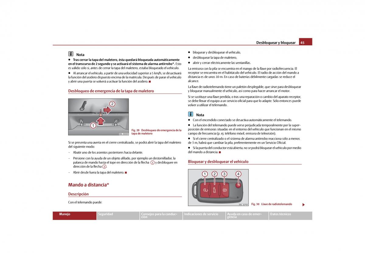 Skoda Yeti manual del propietario / page 46