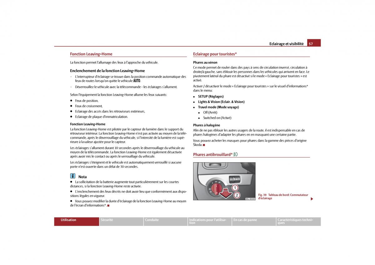 Skoda Yeti manuel du proprietaire / page 58