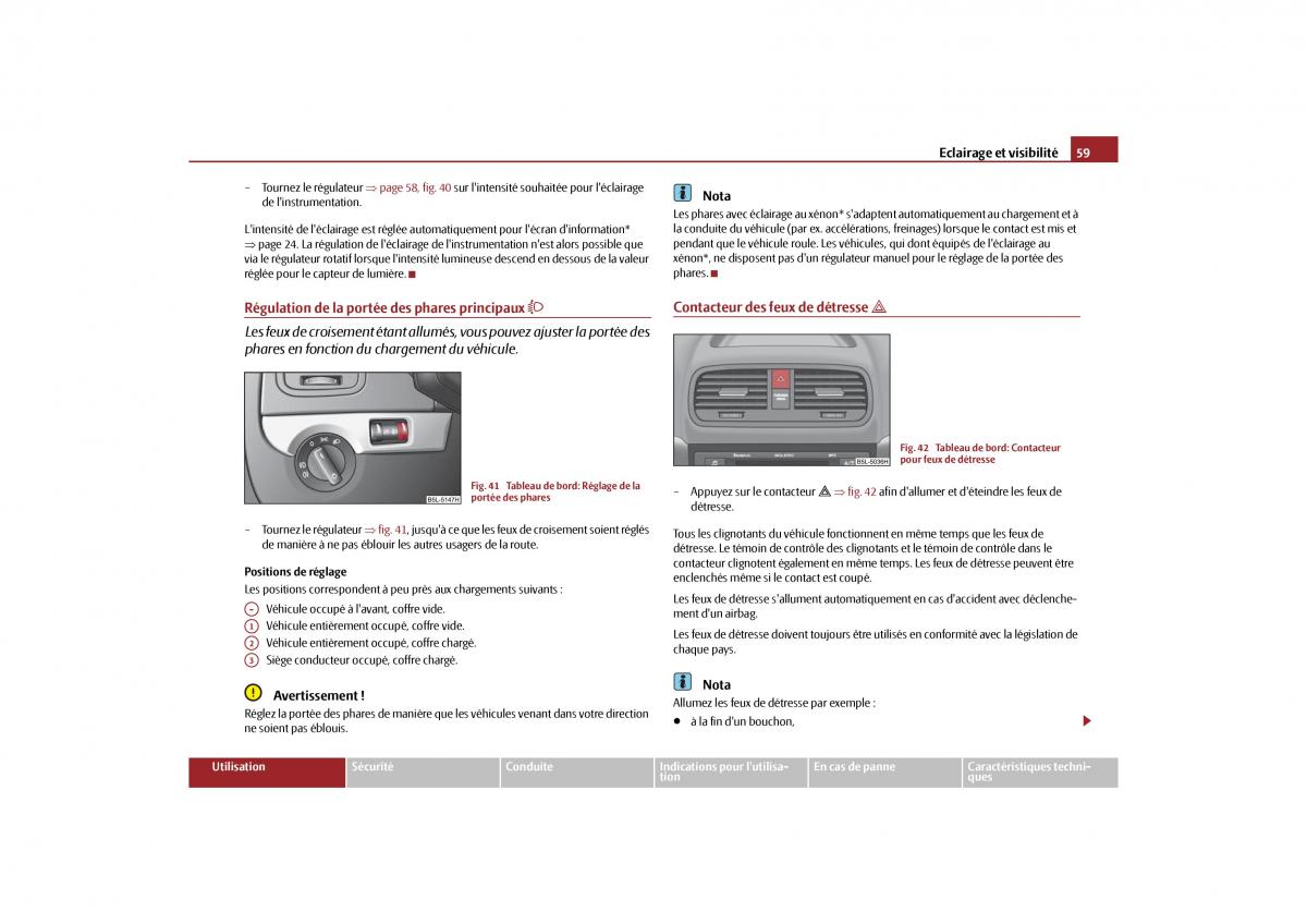 Skoda Yeti manuel du proprietaire / page 60