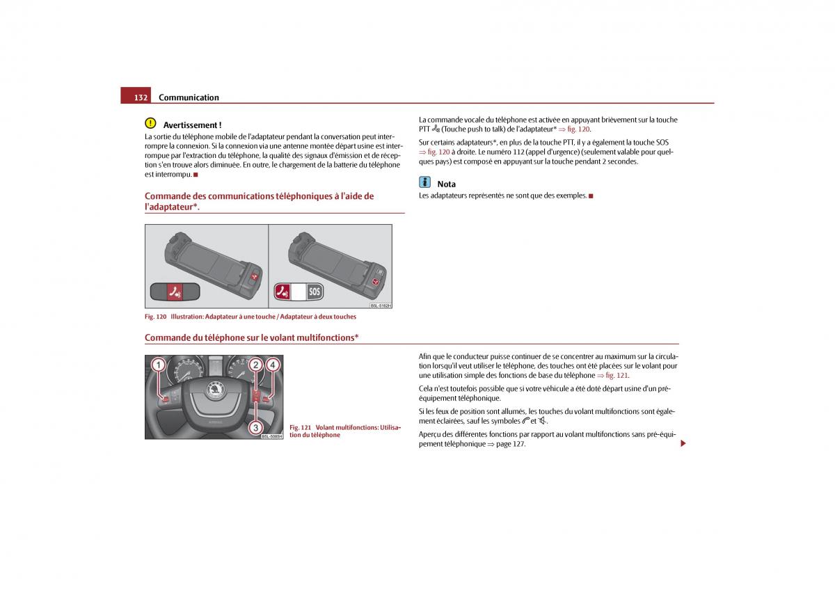 Skoda Yeti manuel du proprietaire / page 133