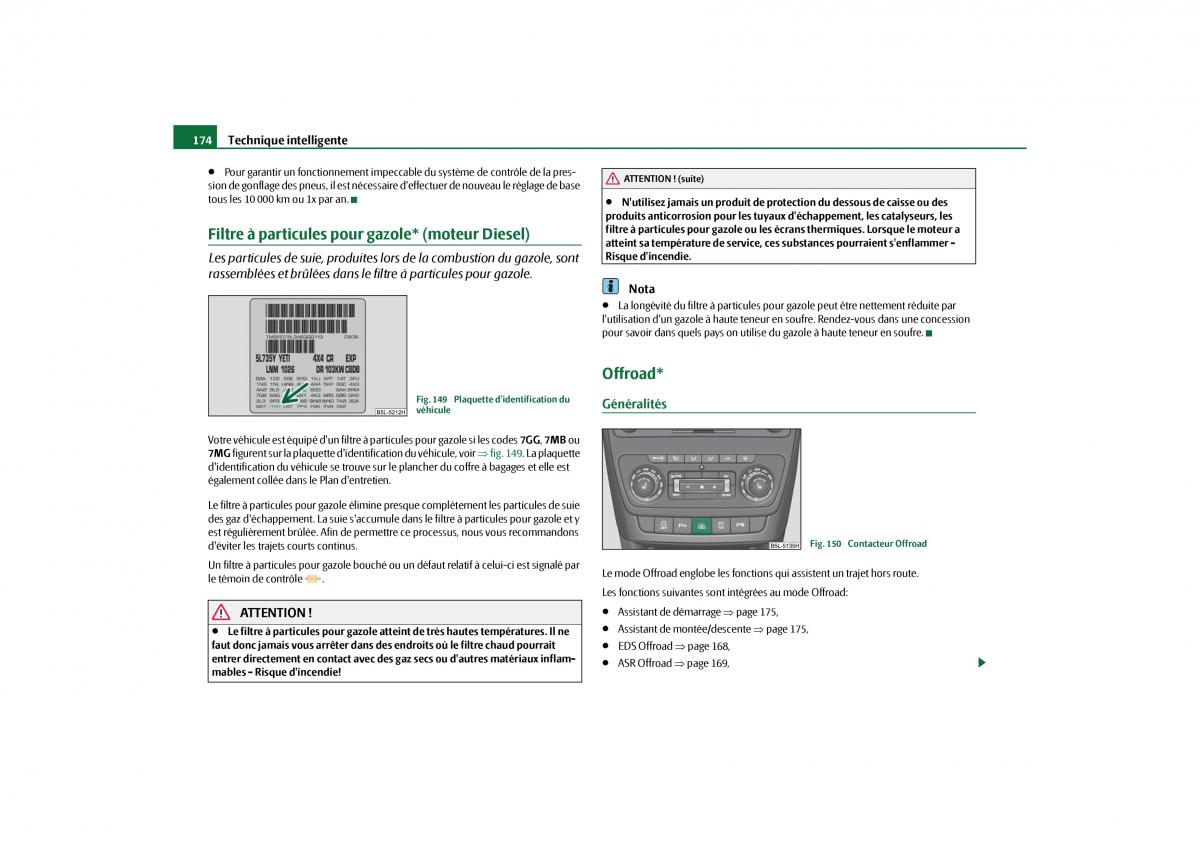 Skoda Yeti manuel du proprietaire / page 175