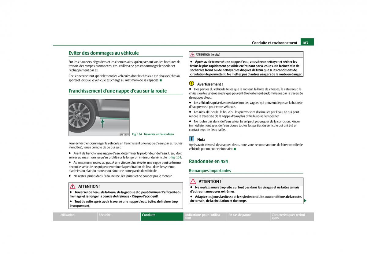 Skoda Yeti manuel du proprietaire / page 184