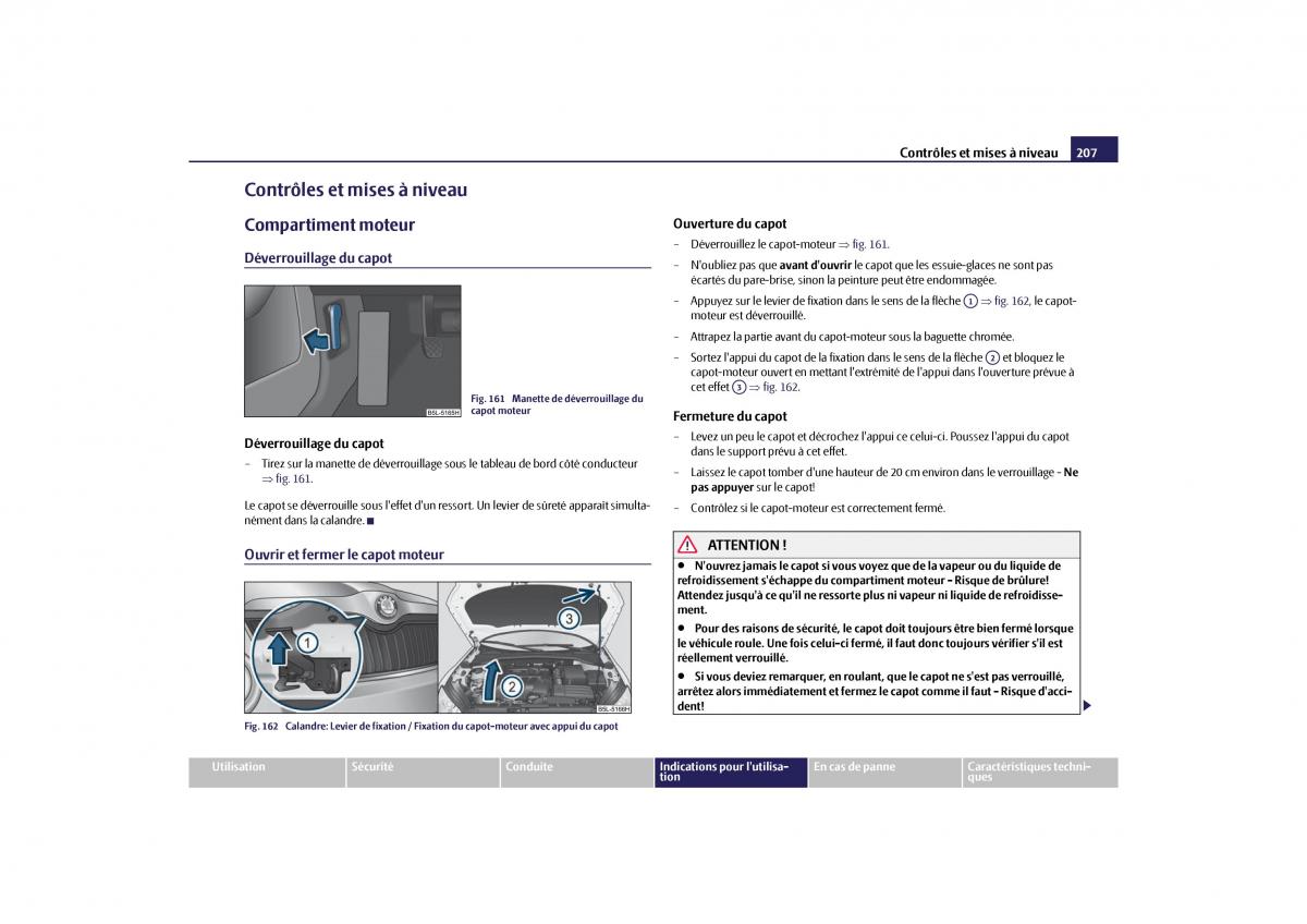 Skoda Yeti manuel du proprietaire / page 208