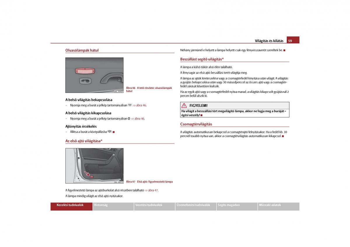 Skoda Yeti Kezelesi utmutato / page 60