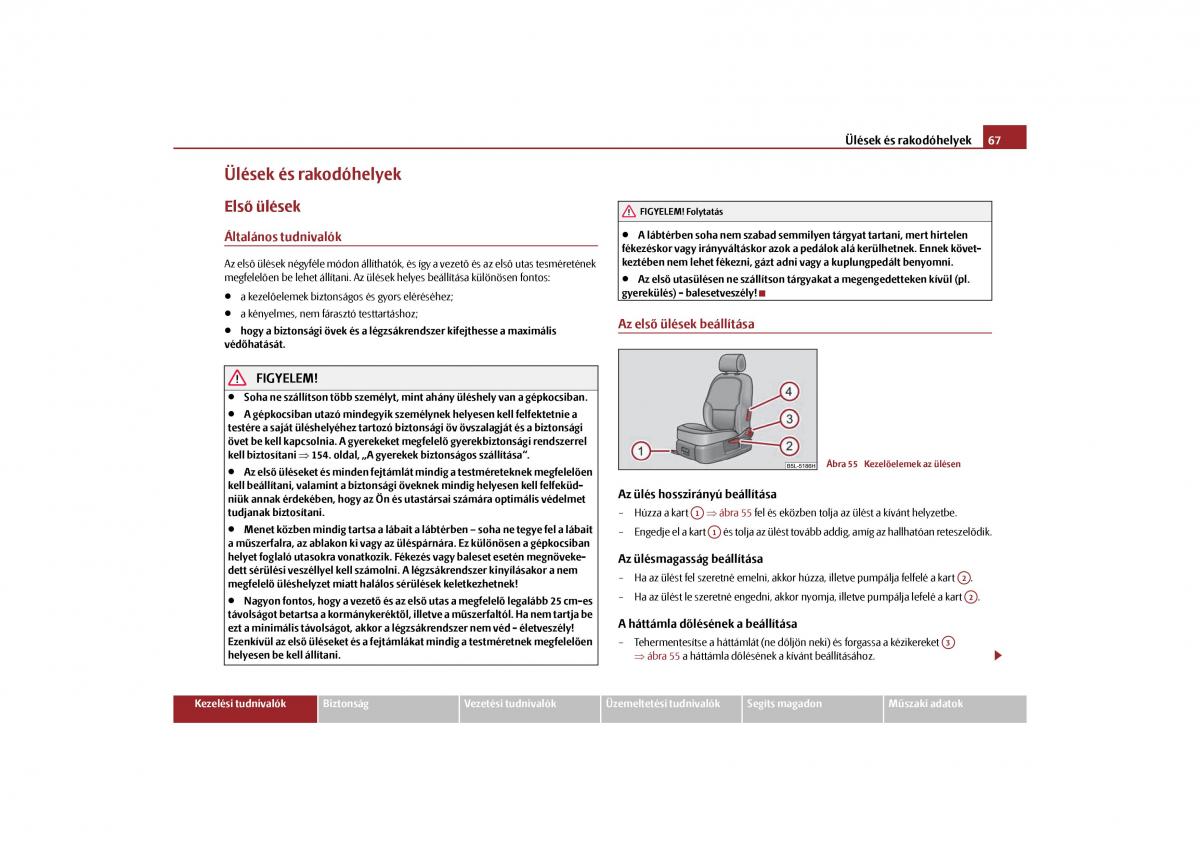 Skoda Yeti Kezelesi utmutato / page 68