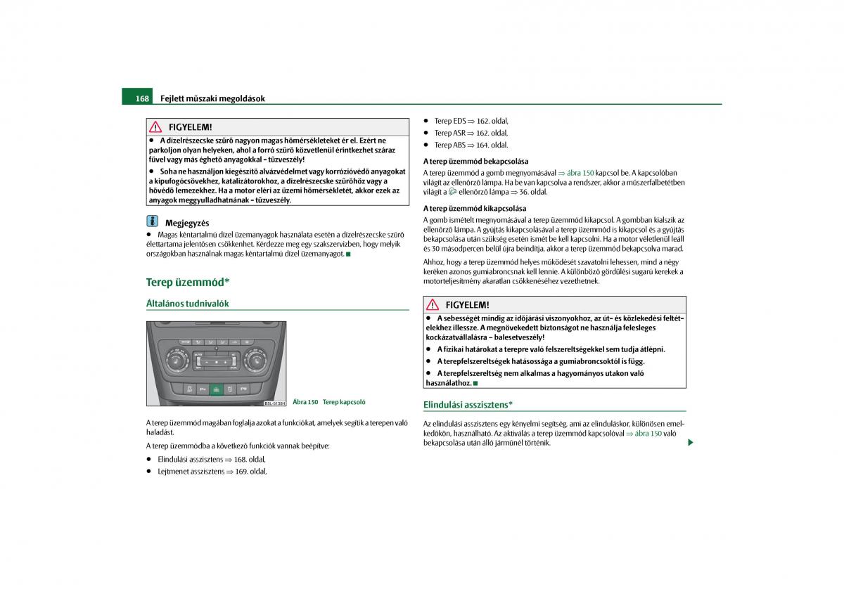 Skoda Yeti Kezelesi utmutato / page 169