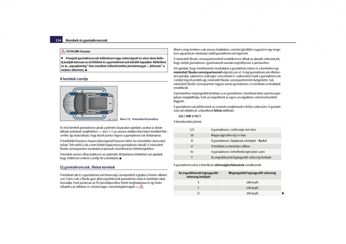 Skoda Yeti Kezelesi utmutato / page 215