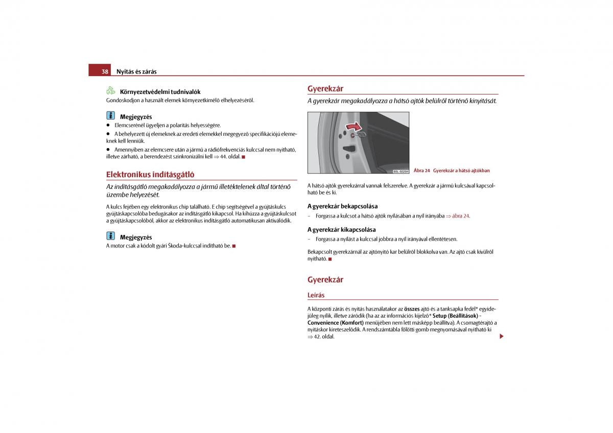 Skoda Yeti Kezelesi utmutato / page 39