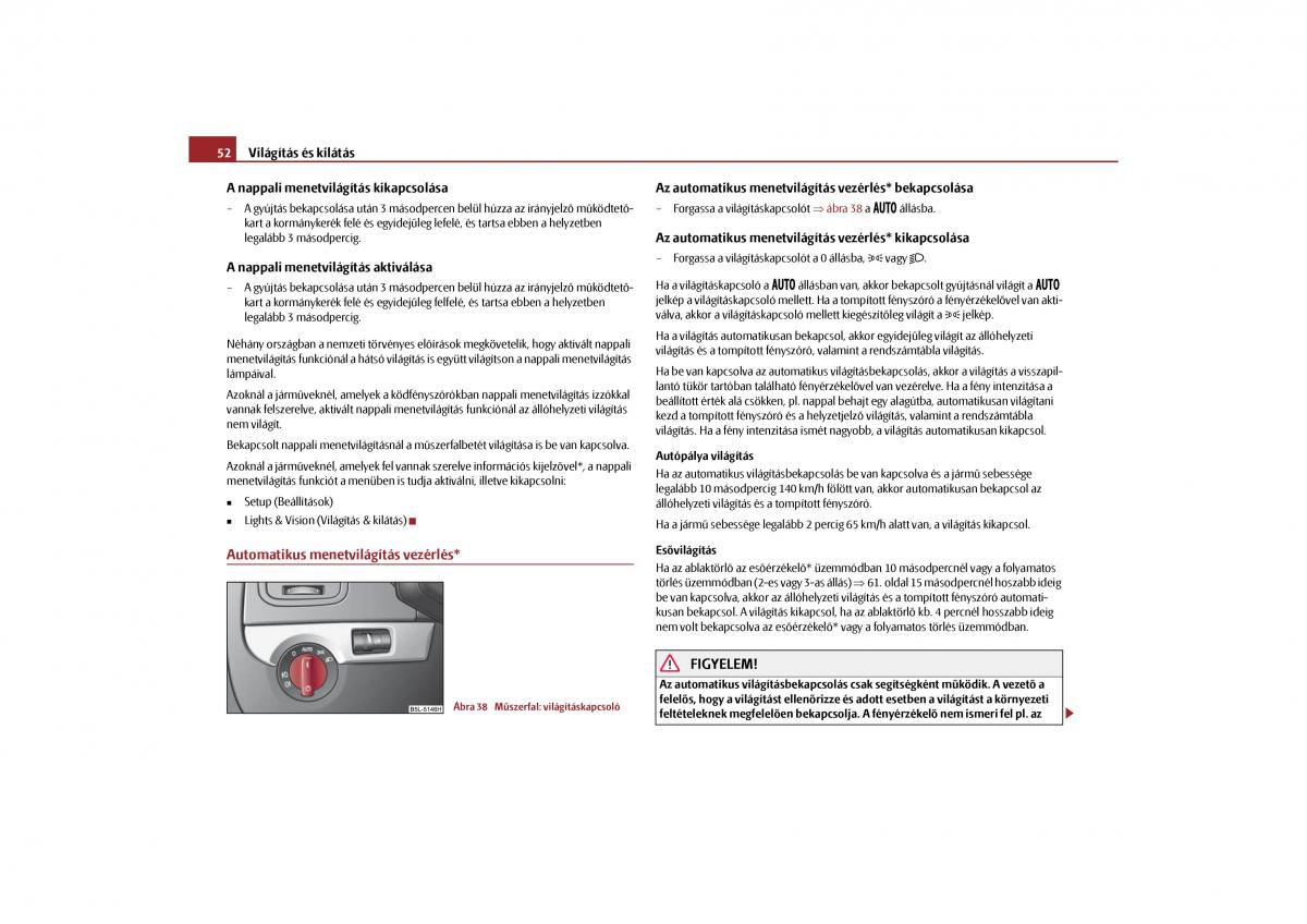 Skoda Yeti Kezelesi utmutato / page 53