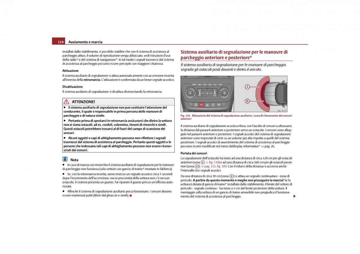 Skoda Yeti manuale del proprietario / page 115